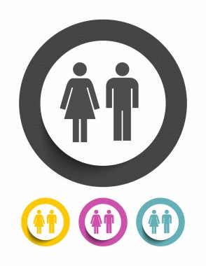 erkek ve kadın işareti simgesi