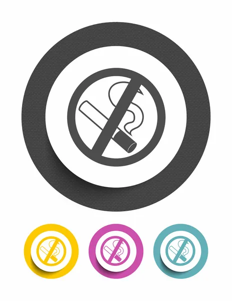 No smoking sign icon — Stock Vector