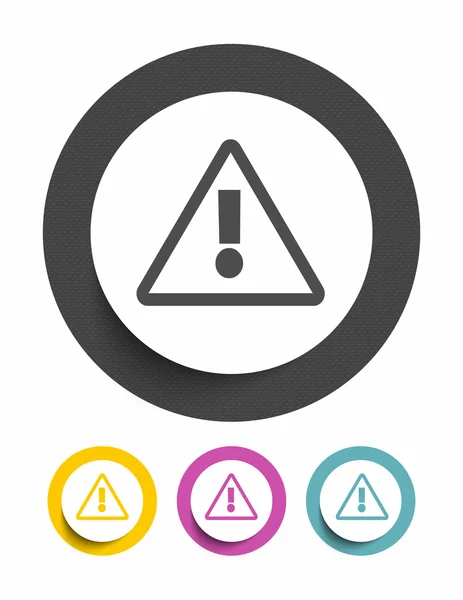 Warning sign icon — Stock Vector