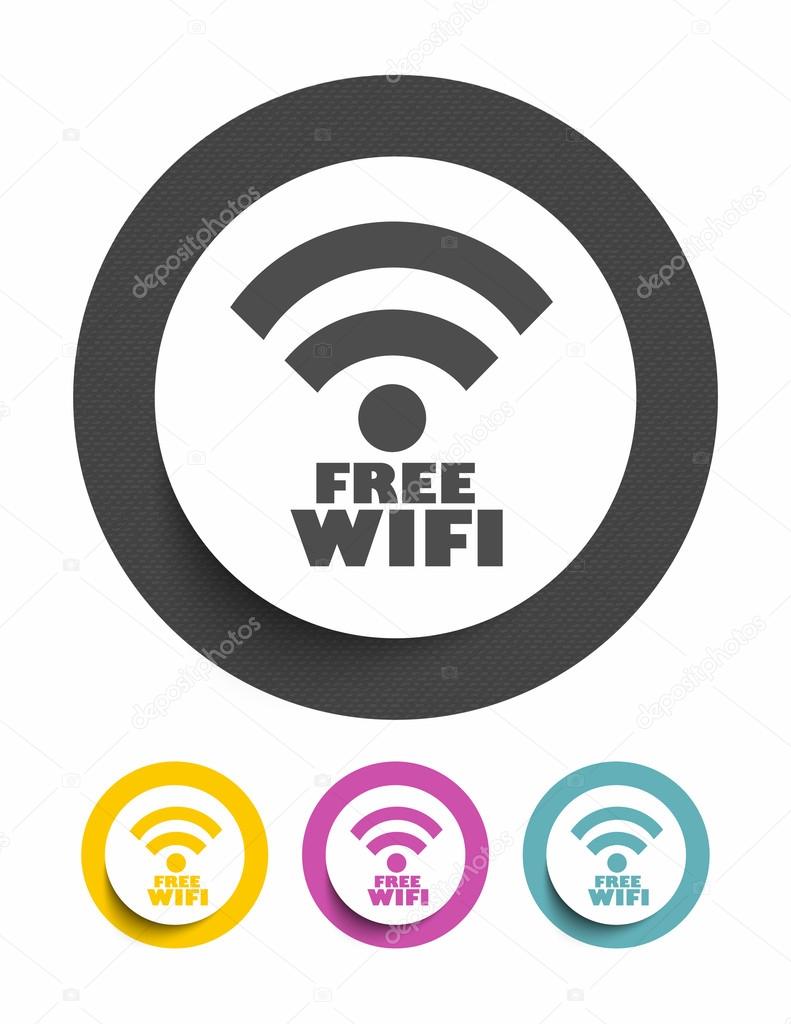 Free wifi icon