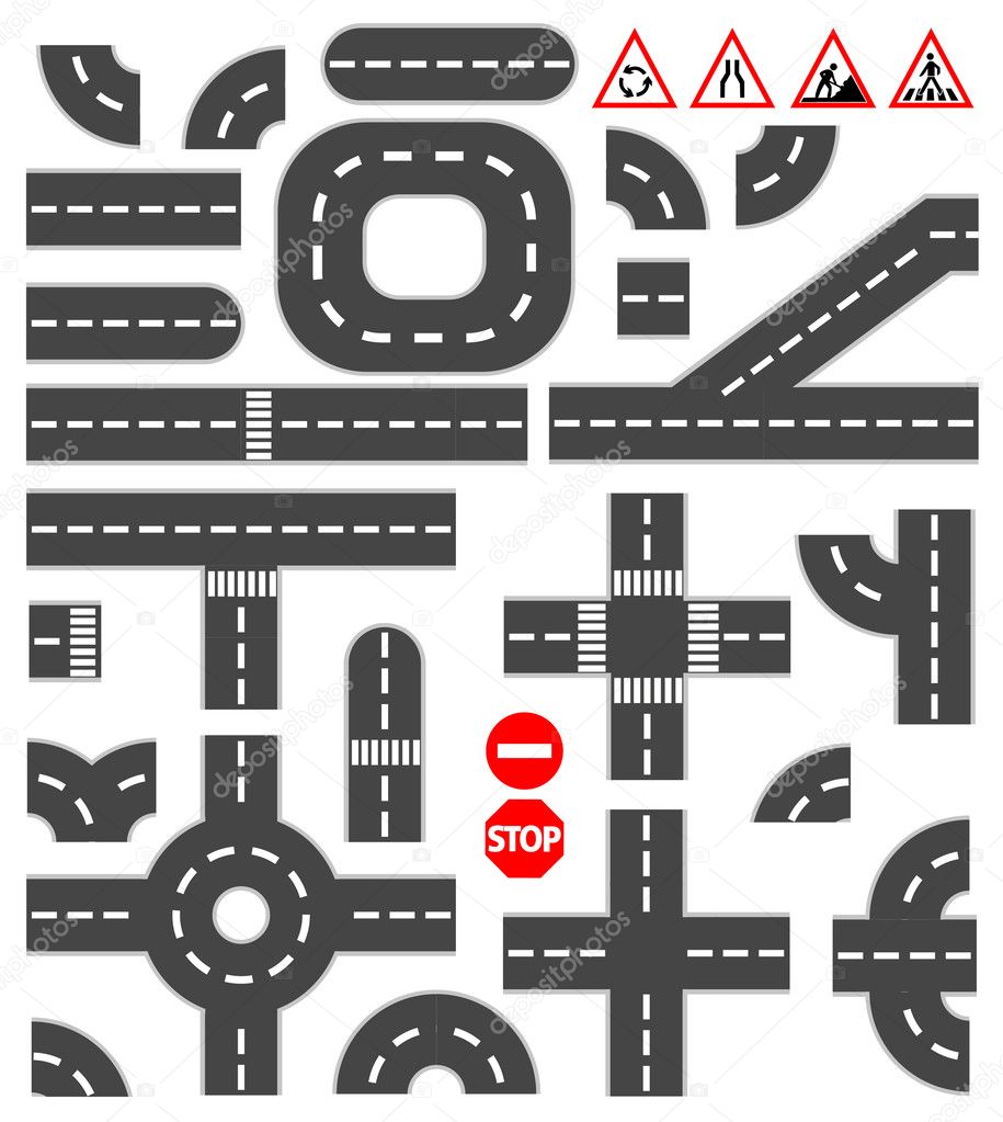 picture Dibujos De Carreteras Para Imprimir carretera vectores graficos imagenes vectoriales depositphotos