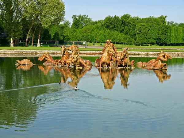 Apollo fontein in versailles — Stockfoto