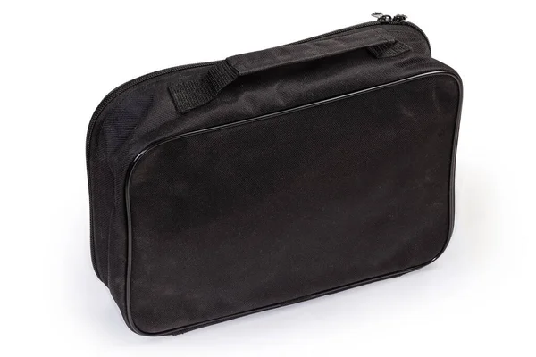 Zwarte Soft Case Voor Apparatuur Accessoires Vorm Van Een Kleine — Stockfoto