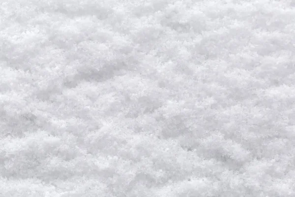 Camada Neve Fofa Recém Caída Uma Superfície Vertical Tempo Nublado — Fotografia de Stock