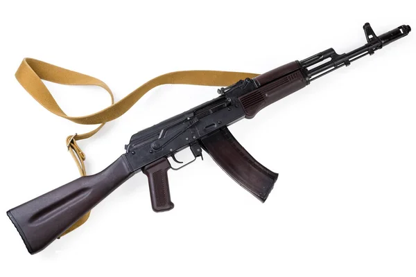Assault Rifle Production Former Soviet Union Magazine White Background — Stockfoto
