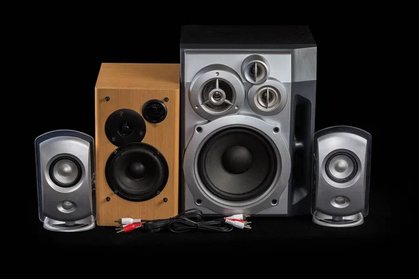 Home High Fidelity Three Way Loudspeaker System Different Two Way — Stockfoto