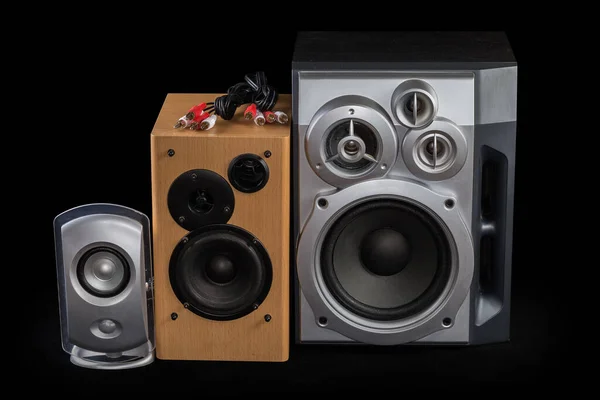 Home High Fidelity Three Way Loudspeaker System Two Different Two — Stockfoto