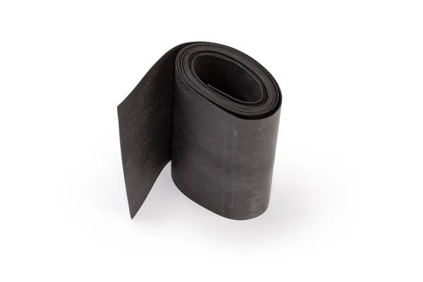 Simple Hemostatic Bandage Form Soft Wide Rubber Ribbon White Background — Stockfoto
