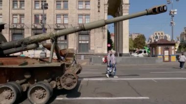 Russian military equipment destroyed in invasion of Ukraine, exposition, 2022
