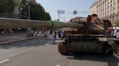 Russian military equipment destroyed in invasion of Ukraine, exposition, 2022