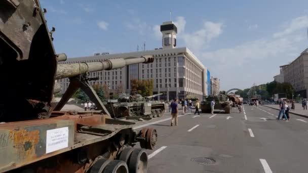 Russian Military Equipment Destroyed Invasion Ukraine Exposition 2022 — 비디오