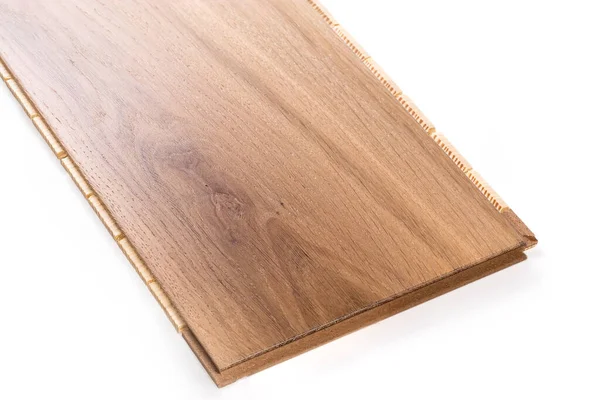 Three Layer Engineered Wood Flooring Board Oak Face Layer Pine — Stockfoto