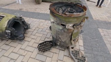 Rus balistik füzesi, Ukrayna 'da uygulandı, sergi, Kyiv, 2022