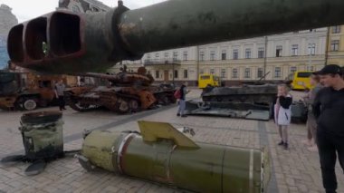 Yok edilen Rus askeri teçhizatı, Ukrayna istilası, sergi, Kyiv, 2022