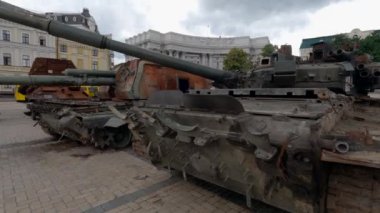 Rus askeri teçhizatı Ukrayna 'da yok edildi, sergi, Kyiv, 2022
