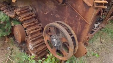 Rus zırhlı aracı 2022 'de Ukrayna işgalinde yok edildi.