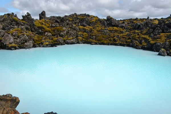 Natural Spa Hot Water Pools Reykjavik Area Volcanic Island Iceland — Stockfoto