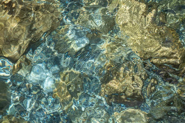 Beautiful Texture Color Smooth Stones Water Lake — Stockfoto