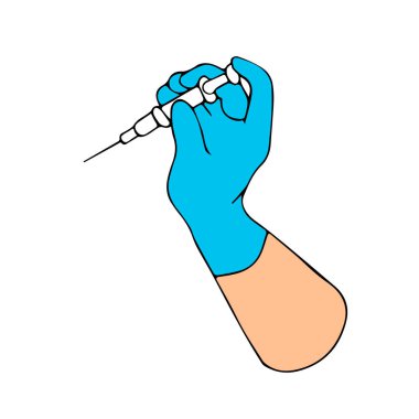 Bir kazada birine şırınga ya da ilk yardım uygulanması.