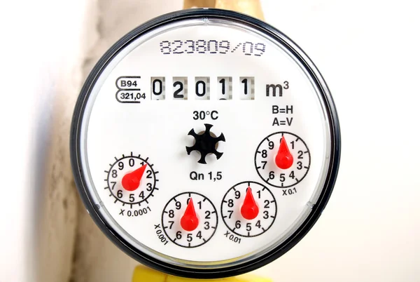 Water meter — Stock Photo, Image