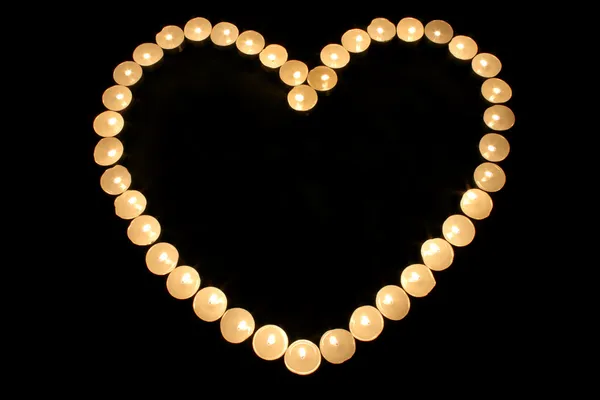 Heart candlestick3 — Stock Photo, Image