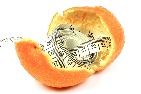 Fitness tangerine — Stock Photo, Image