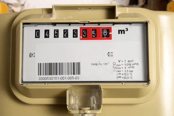 Gas meter — Stock Photo, Image