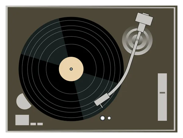 Graphiques de platine DJ — Image vectorielle