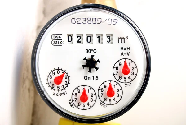 Water meter — Stock Photo, Image