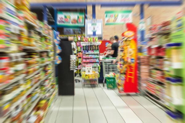 Színes élelmiszer-áruház Stock Fotó