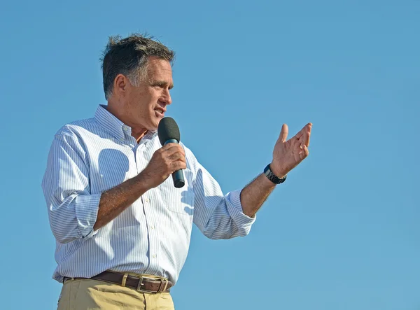 Mitt Romney campagna all'aperto — Foto Stock
