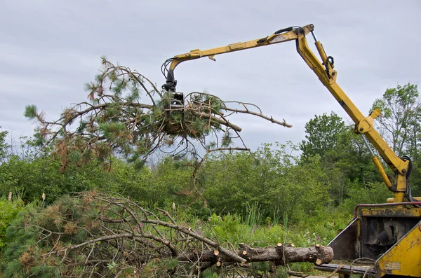 Hout chipper — Stockfoto