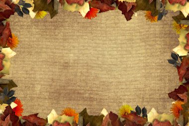 sonbahar yaprak kenarlık