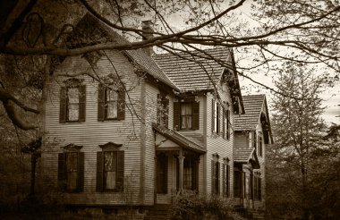 spooky old house