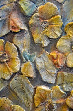 Floral stone abstract clipart