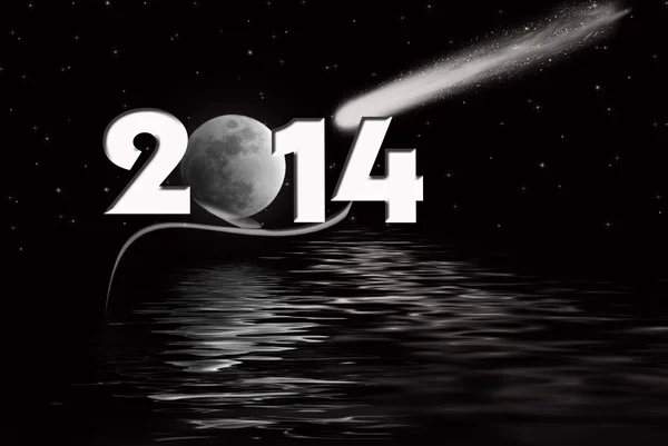 2014 Nouvel An Lune — Photo