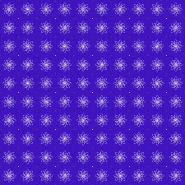 mor papatya yıldızlı tasarım