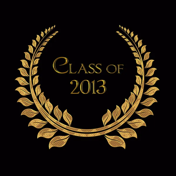 Golden Laurel for Class of 2013 — Stock Photo, Image