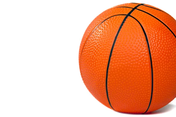 Баскетбол ізольований на білому — стокове фото