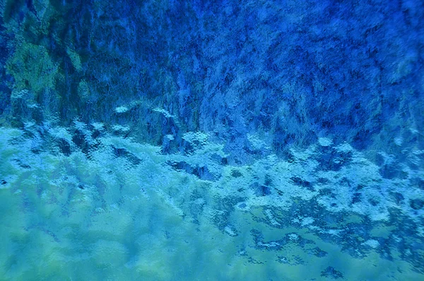 Mavi boyalı cam — Stok fotoğraf