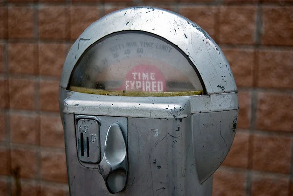 Retro parking meter — Stock Photo, Image