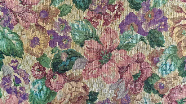 Old-fashioned floral tapestry — Stock Photo, Image