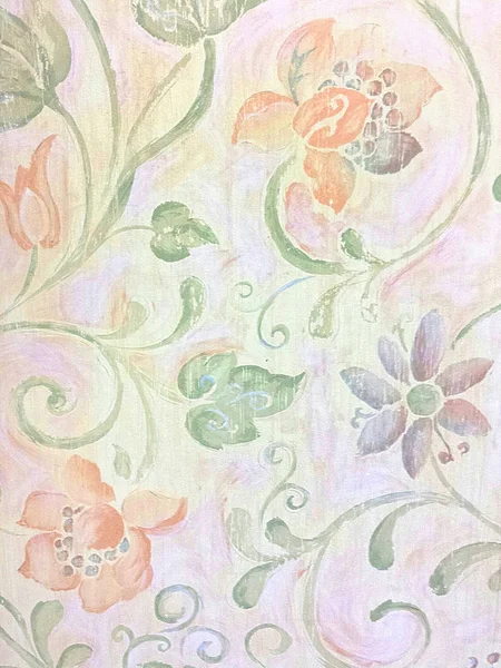 Pastellfärgade blommor papper — Stockfoto