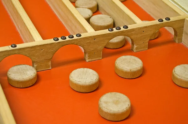 Dutch shuffleboard game — Stock Photo, Image