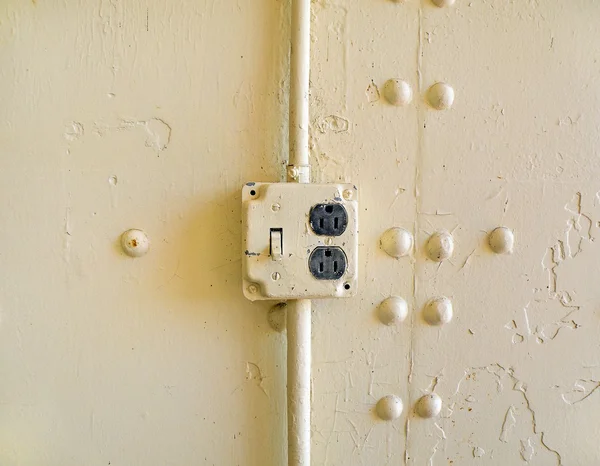 Old electrical outlet — Stock Photo, Image