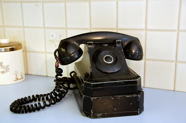 Retro partijlijn telefoon — Stockfoto