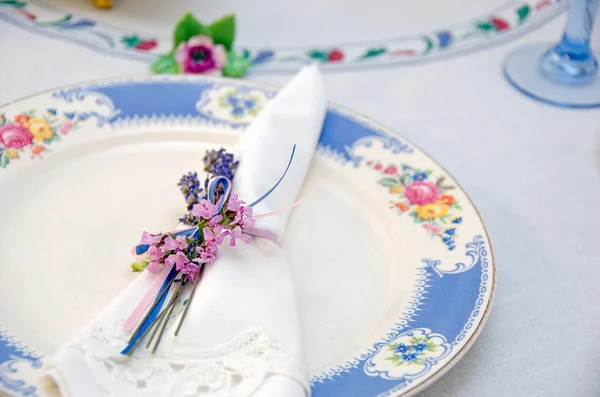 Nosegay napkin ring — Stock Photo, Image