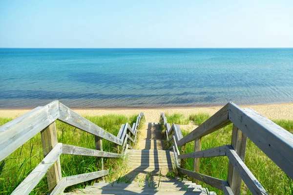 Beach steps — Zdjęcie stockowe
