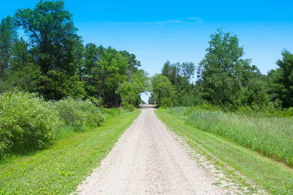 Strada di ghiaia — Foto Stock