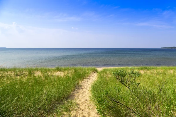 Ścieżka plaży — Zdjęcie stockowe